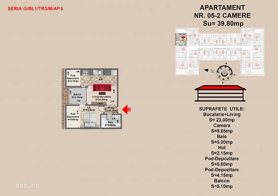 vand apartament mansarda