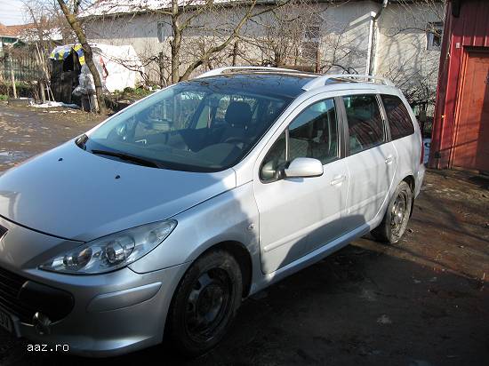 Peugeot 307 argintiu inmatriculat Ro