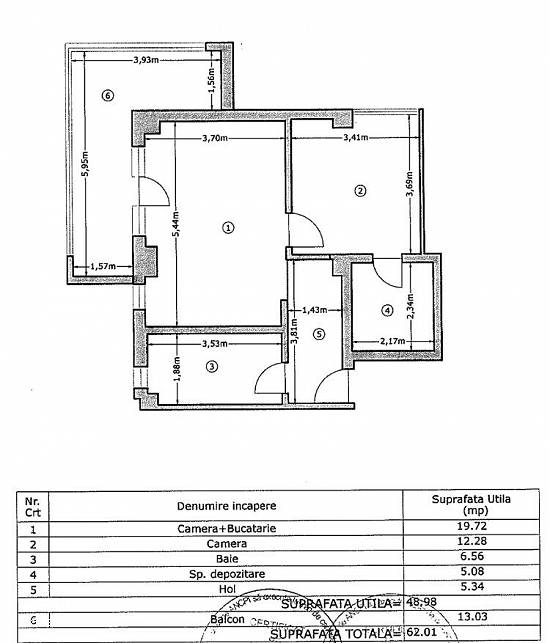 Vand apartament 2 camere decomandat Militari Resience