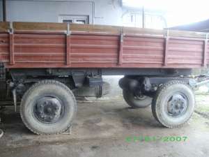 Vand tractor u650 si remorca de 16 tone pe 2 osii!!