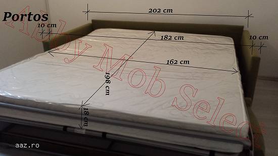Canapele extensibile cu saltea inclusa