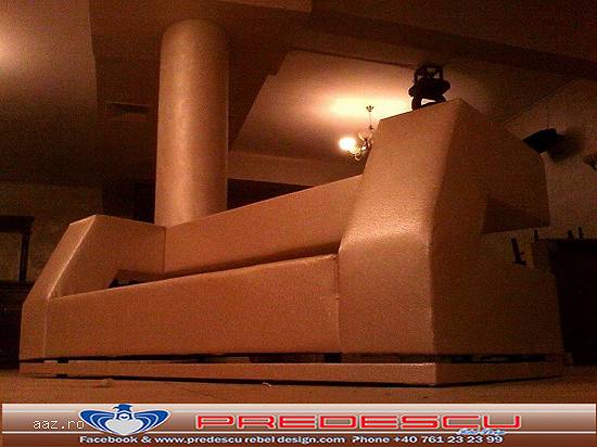 Canapea club bar model LIGHT OPEN SPACE by Predescu Rebel Design Club Disco