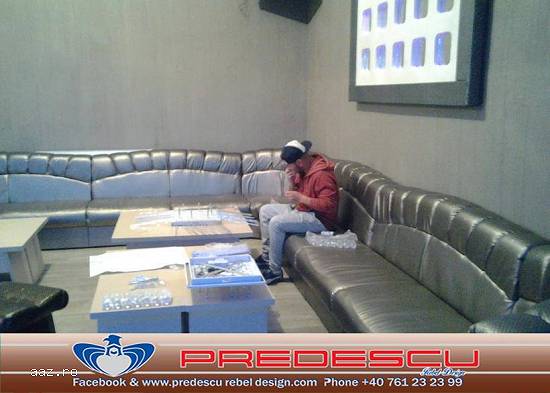Coltar canapea club bar Model SOUND TEMPLE by Predescu Rebel Design Club Disco