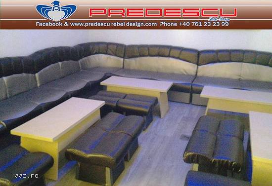 Coltar canapea club bar Model SOUND TEMPLE by Predescu Rebel Design Club Disco