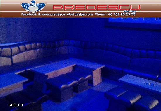 Coltar canapea club bar Model SOUND TEMPLE by Predescu Rebel Design Club Disco