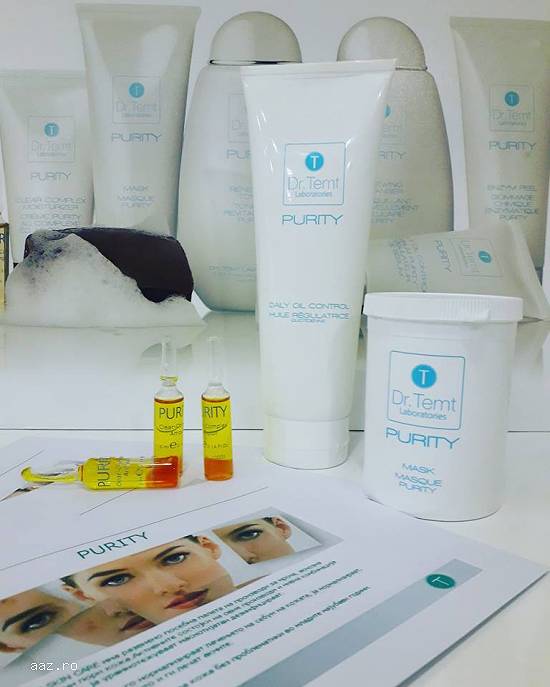 Crema antiacnee cu biosulf acid salicilic si mentol Purity Clear Complex Dr. Temt