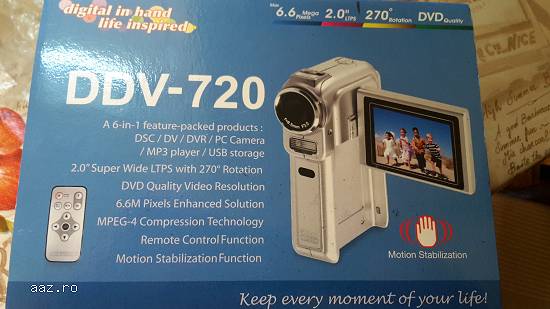 DDV -720 CAMERA VIDEO