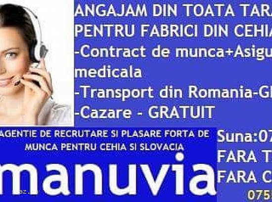 Oferta de munca in strainatate muncitori necalificati