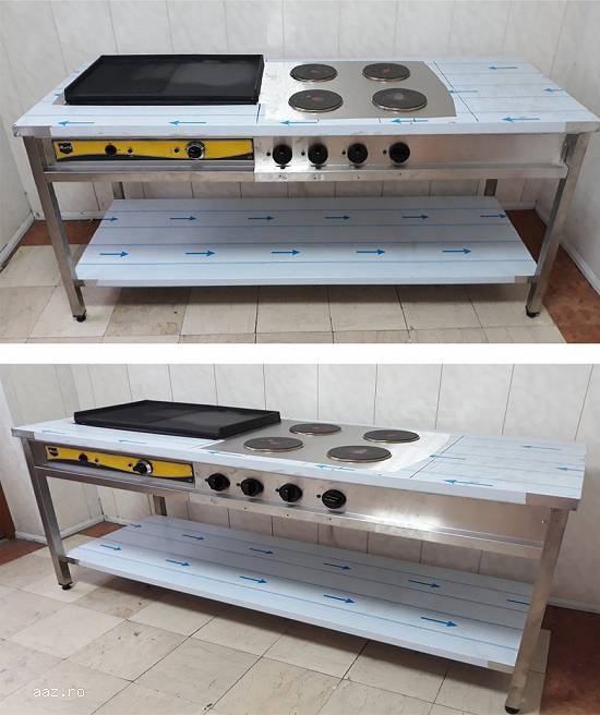 Linie inox profesionala pr bucatarii