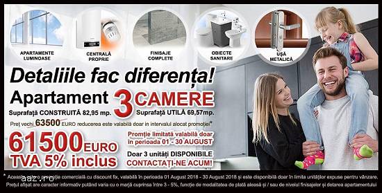 Apartament 3 camere,   decomandat,   70 mpu,   MILITARI REZERVELOR