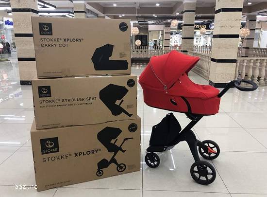 Stokke Xplory V6 NOU cu accesorii fabricat