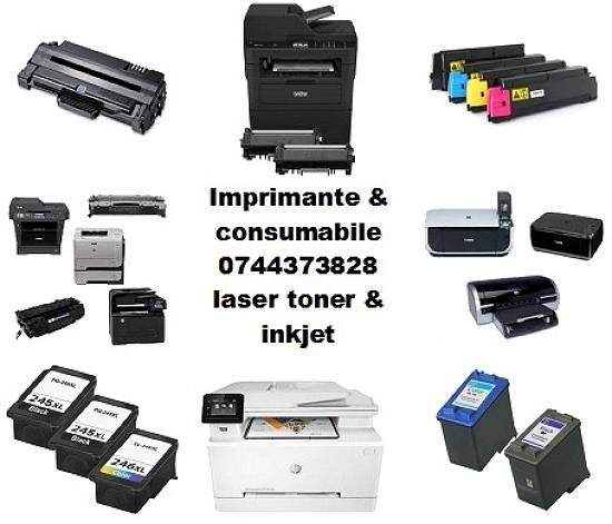 Imprimante si consumabile laser toner si inkjet.