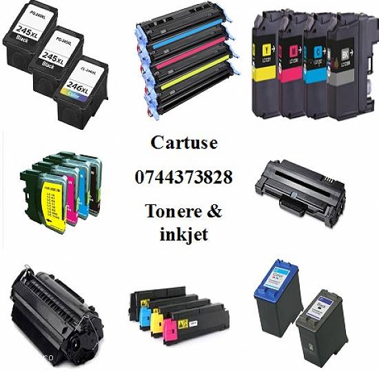 Cartuse imprimante laser toner si inkjet cerneala.