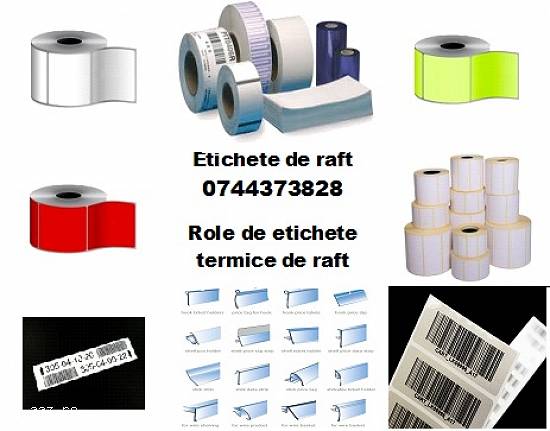 Etichete de raft in rola si riboane scriere.