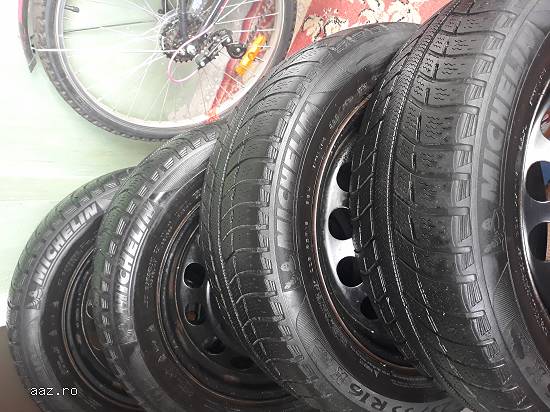 jante vw originale cu anv. Michelin iarna 225 /55/R16