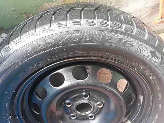 jante vw originale cu anv. Michelin iarna 225 /55/R16
