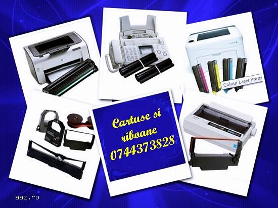 Cartuse toner si cerneala  ptr.imprimante,   multifunctionale,   copiatoare si faxuri.
