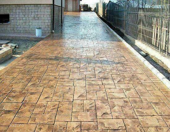 Beton amprentat *****