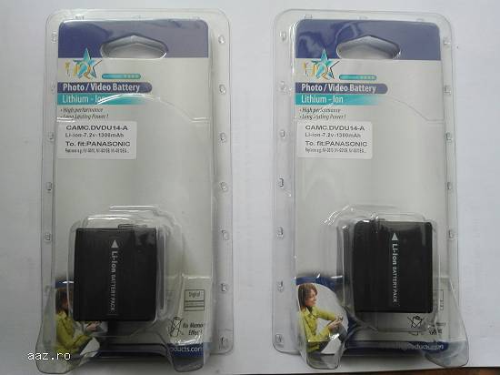 Acumulator echivalent Panasonic CGA-DU14 sau HITACHI DZ-BP14S