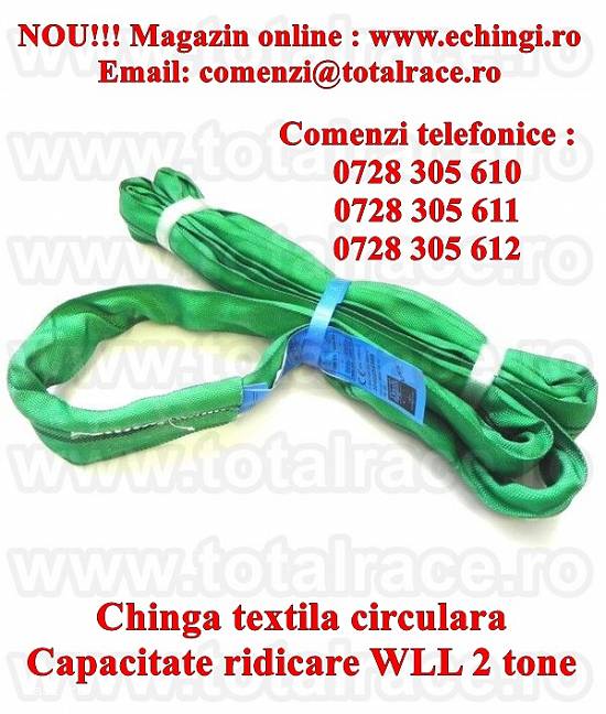 Chinga textila ridicare circulara 2 tone 3 metri