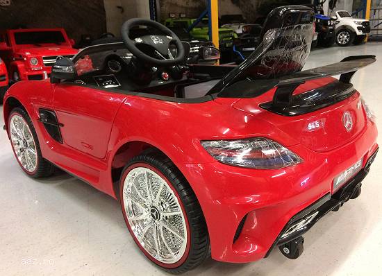 Masinuta Cu Telecomanda Mercedes SLS Deluxe AMG Pentru Copii New 2018