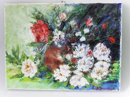 Pictura 30cm/40cm ulei pe panza;Macedon Luiza