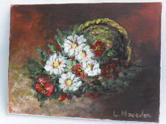 Pictura 30cm/40cm ulei pe panza;Macedon Luiza