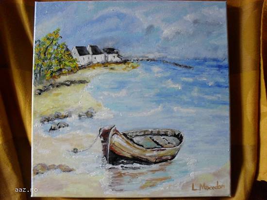 Pictura 40cm/40cm ulei pe panza;Macedon Luiza