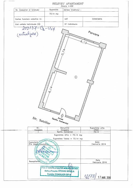 Km 4-5 - Spatiu comercial - 73 mp - 69.000 euro