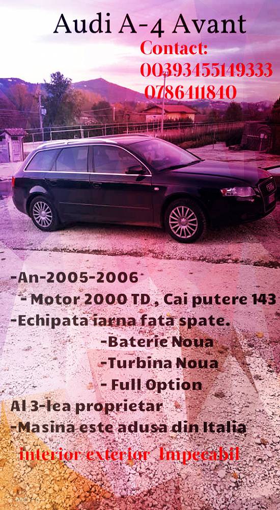 Audi a4 avant 0784606675