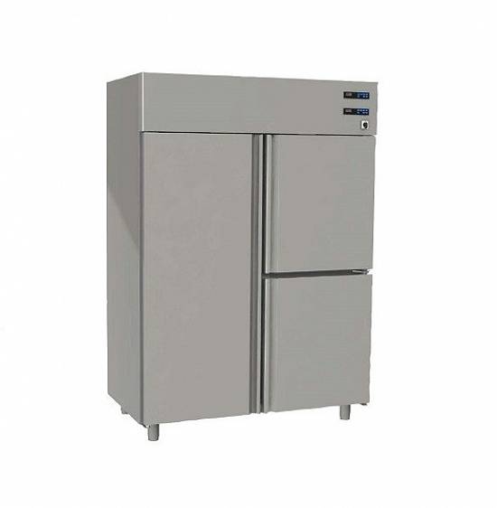 Dulap frigorific refrigerare-congelare 1315 litri KTK 1418 3T DUO CNS K+T