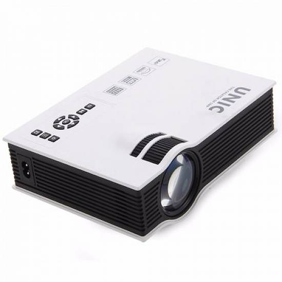 Proiector led,   unic uc40,   alb-negru