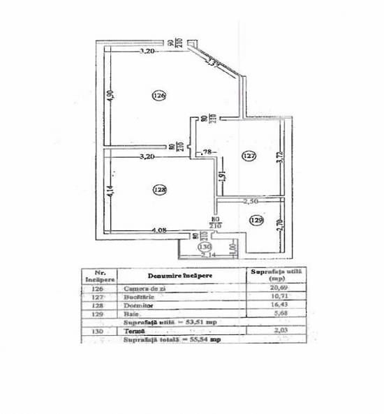 Apartament 2 camere,   str. Geller Sandor,   Satu Mare (nr 17)
