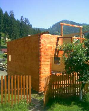 cabane din lemn