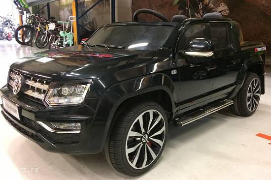 Masina Electrica VW Amarok Pickup Black Pentru Copii New 2019