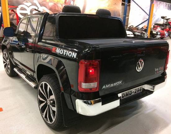 Masina Electrica VW Amarok Pickup Black Pentru Copii New 2019