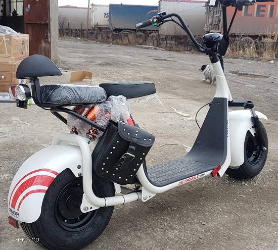 Scuter electric,  Harley 1000W 60V cu 2 locuri + Accesorii