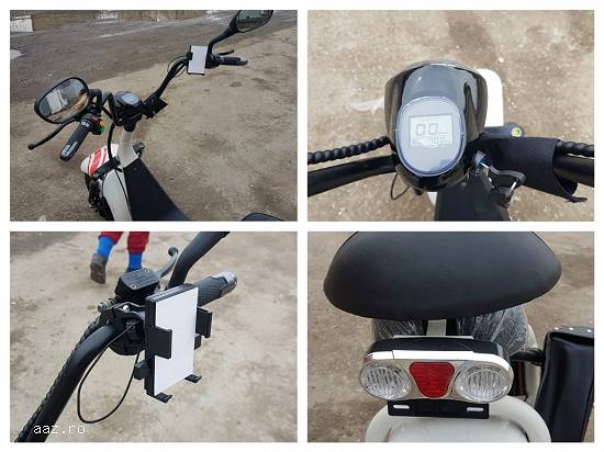 Scuter electric,  Harley 1000W 60V cu 2 locuri + Accesorii