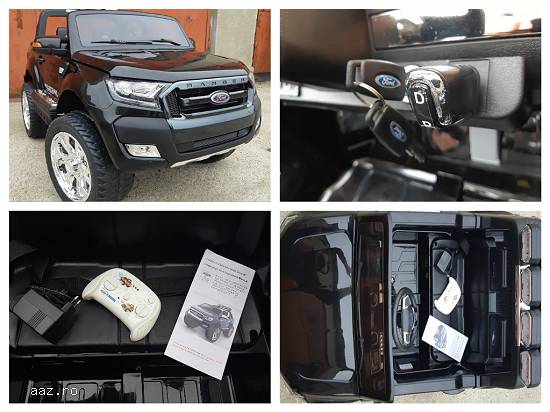 Masina electrica pentru Copii Ford Ranger WILDTRAK 2x 35W 12V cu Bluetooth