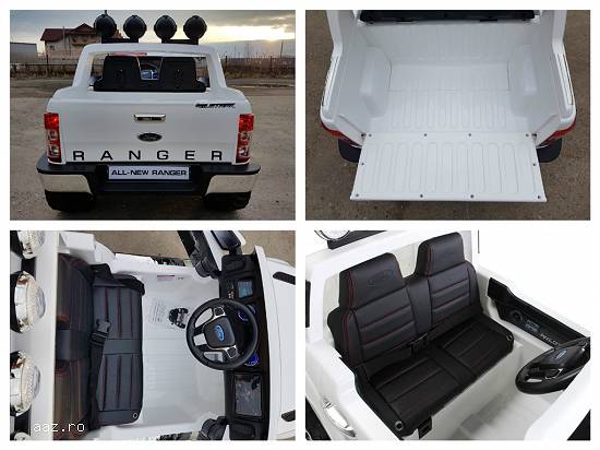 Masinuta electrica pentru Copii Ford Ranger 2x 35W 12V cu Scaun Tapitat,     EVA Tyre