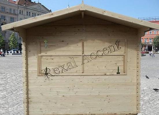 Chioscuri din lemn,  Casute pentru comert stradal,  piete, 