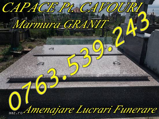 Capace Pentru Cavouri Din Granit Marmura