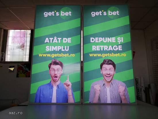 Casete luminoase - productie publicitara