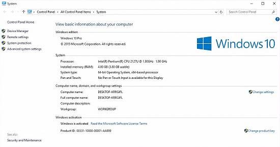 Laptop Dell Inspiron 3721 17 Inch Intel 2127U 1.90Ghz 4Gb RAM Windows 10 Pro x64,    HDD 250Gb