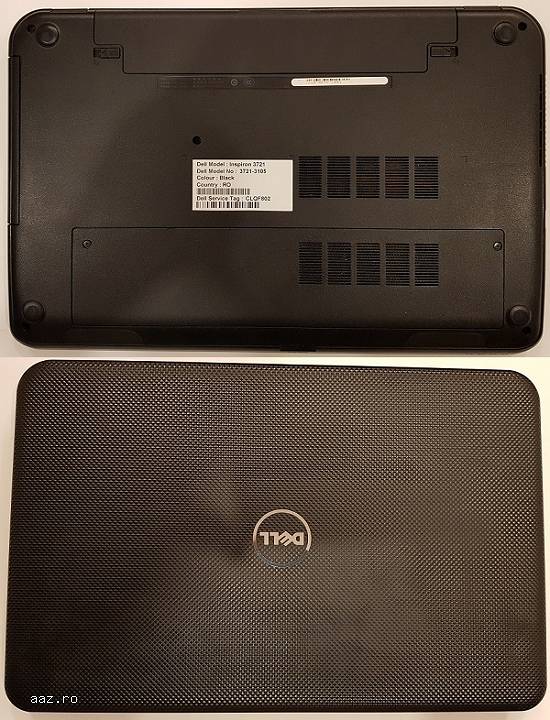 Laptop Dell Inspiron 3721 17 Inch Intel 2127U 1.90Ghz 4Gb RAM Windows 10 Pro x64,    HDD 250Gb