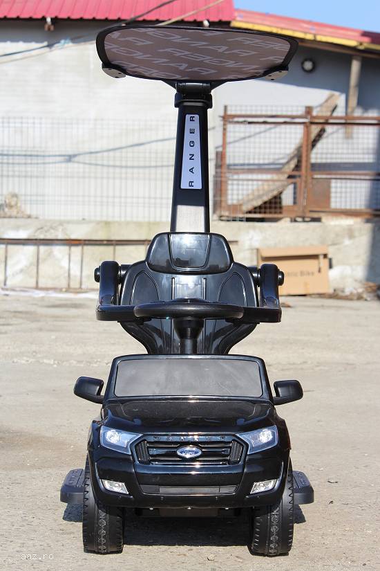 Carut de plimbat copilul 2 in 1 Ford Ranger WildTrak cu parasolar