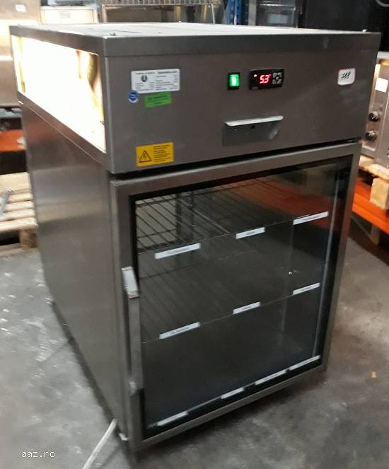 Vitrina frigorifica inox cu 2 usi pentru salate ideale la autoservire