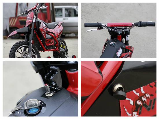 Mini motocicleta electric pentru copii NITRO Eco Serval 500W 10/10