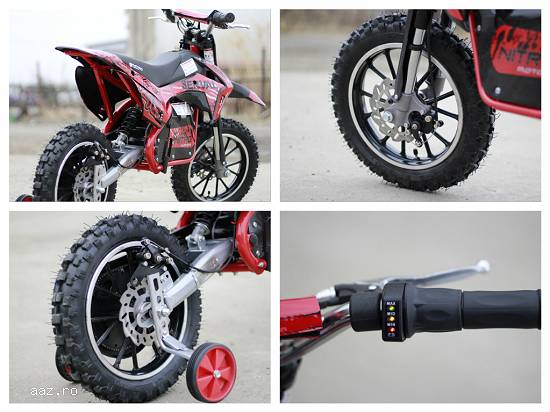 Mini motocicleta electric pentru copii NITRO Eco Serval 500W 10/10