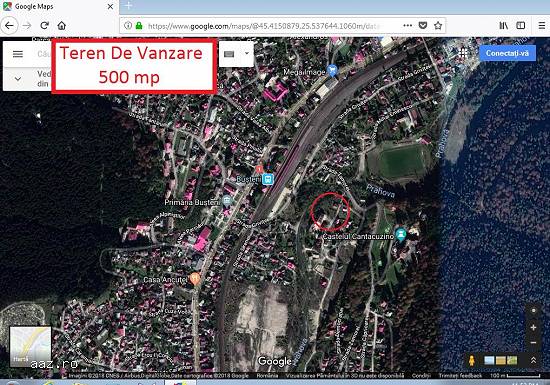 Teren de vanzare 500 mp Busteni Zamora